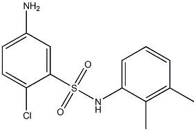 5-amino-2-chloro-N-(2,3-dimethylphenyl)benzene-1-sulfonamide Struktur