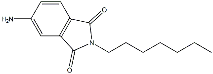 5-amino-2-heptyl-2,3-dihydro-1H-isoindole-1,3-dione Struktur