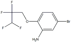 5-bromo-2-(2,2,3,3-tetrafluoropropoxy)aniline Struktur