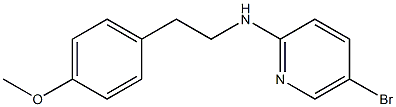 5-bromo-N-[2-(4-methoxyphenyl)ethyl]pyridin-2-amine Struktur