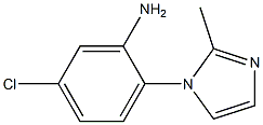 5-chloro-2-(2-methyl-1H-imidazol-1-yl)aniline Struktur