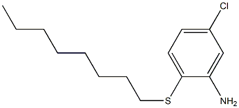 5-chloro-2-(octylsulfanyl)aniline Struktur