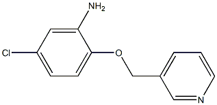 5-chloro-2-(pyridin-3-ylmethoxy)aniline Struktur