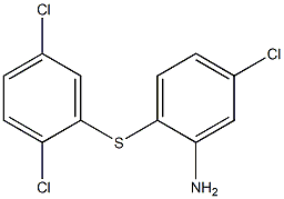 5-chloro-2-[(2,5-dichlorophenyl)sulfanyl]aniline Struktur