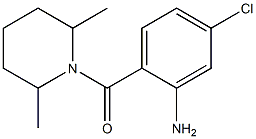 5-chloro-2-[(2,6-dimethylpiperidin-1-yl)carbonyl]aniline Struktur