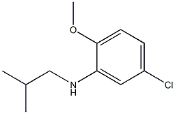 5-chloro-2-methoxy-N-(2-methylpropyl)aniline Struktur