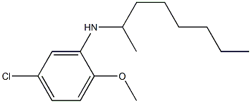 5-chloro-2-methoxy-N-(octan-2-yl)aniline Struktur