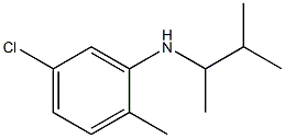 5-chloro-2-methyl-N-(3-methylbutan-2-yl)aniline Struktur