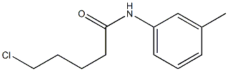 5-chloro-N-(3-methylphenyl)pentanamide Struktur