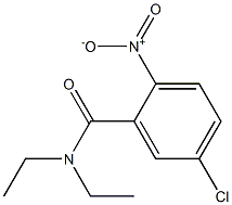 5-chloro-N,N-diethyl-2-nitrobenzamide Struktur