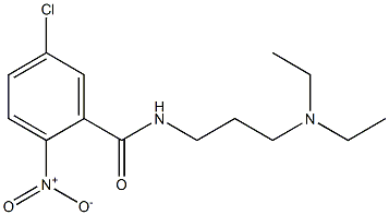 5-chloro-N-[3-(diethylamino)propyl]-2-nitrobenzamide Struktur