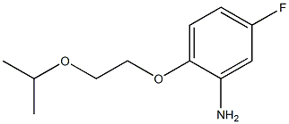 5-fluoro-2-[2-(propan-2-yloxy)ethoxy]aniline Struktur