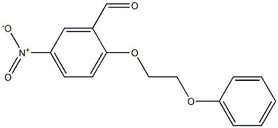 5-nitro-2-(2-phenoxyethoxy)benzaldehyde Struktur