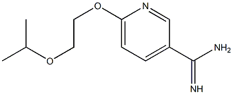 6-(2-isopropoxyethoxy)pyridine-3-carboximidamide Struktur