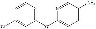 6-(3-chlorophenoxy)pyridin-3-amine Struktur