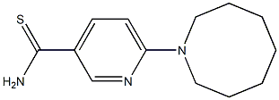 6-(azocan-1-yl)pyridine-3-carbothioamide Struktur