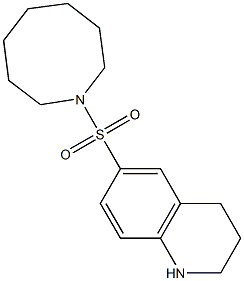 6-(azocane-1-sulfonyl)-1,2,3,4-tetrahydroquinoline Struktur