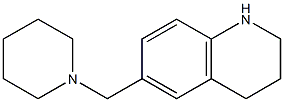 6-(piperidin-1-ylmethyl)-1,2,3,4-tetrahydroquinoline Struktur