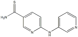 6-(pyridin-3-ylamino)pyridine-3-carbothioamide Struktur