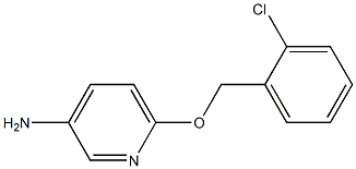 6-[(2-chlorophenyl)methoxy]pyridin-3-amine Struktur