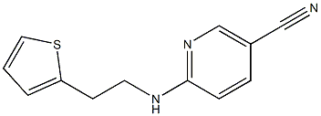 6-[(2-thien-2-ylethyl)amino]nicotinonitrile Struktur