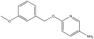 6-[(3-methoxybenzyl)oxy]pyridin-3-amine Struktur