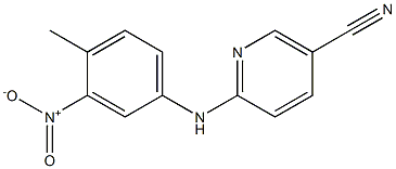 6-[(4-methyl-3-nitrophenyl)amino]nicotinonitrile Struktur