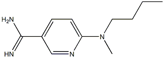 6-[butyl(methyl)amino]pyridine-3-carboximidamide Struktur