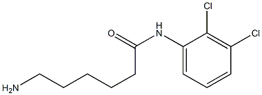 6-amino-N-(2,3-dichlorophenyl)hexanamide Struktur