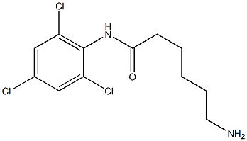 6-amino-N-(2,4,6-trichlorophenyl)hexanamide Struktur