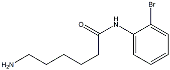 6-amino-N-(2-bromophenyl)hexanamide Struktur