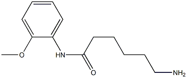 6-amino-N-(2-methoxyphenyl)hexanamide Struktur