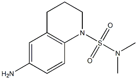 6-amino-N,N-dimethyl-1,2,3,4-tetrahydroquinoline-1-sulfonamide Struktur