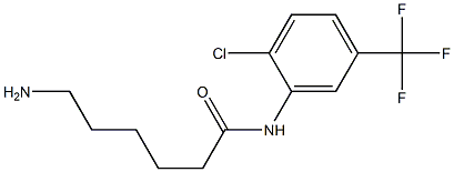 6-amino-N-[2-chloro-5-(trifluoromethyl)phenyl]hexanamide Struktur