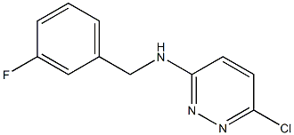 6-chloro-N-[(3-fluorophenyl)methyl]pyridazin-3-amine Struktur