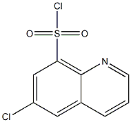 6-chloroquinoline-8-sulfonyl chloride Struktur