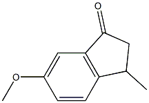 6-methoxy-3-methyl-2,3-dihydro-1H-inden-1-one Struktur