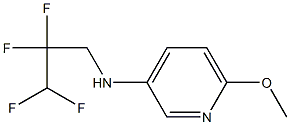 6-methoxy-N-(2,2,3,3-tetrafluoropropyl)pyridin-3-amine Struktur