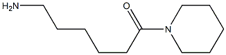 6-oxo-6-piperidin-1-ylhexan-1-amine Struktur