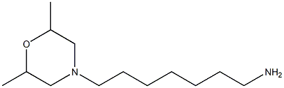 7-(2,6-dimethylmorpholin-4-yl)heptan-1-amine Struktur