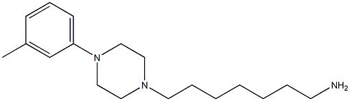 7-[4-(3-methylphenyl)piperazin-1-yl]heptan-1-amine Struktur