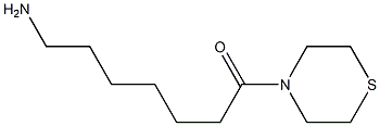 7-amino-1-(thiomorpholin-4-yl)heptan-1-one Struktur