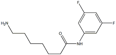 7-amino-N-(3,5-difluorophenyl)heptanamide Struktur