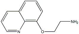 8-(2-aminoethoxy)quinoline Struktur