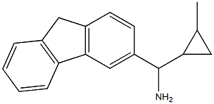 9H-fluoren-3-yl(2-methylcyclopropyl)methanamine Struktur