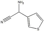 amino(thien-3-yl)acetonitrile Struktur