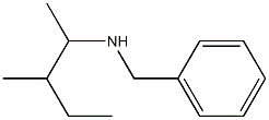 benzyl(3-methylpentan-2-yl)amine Struktur