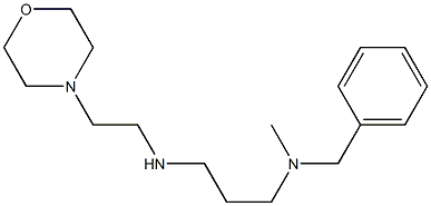 benzyl(methyl)(3-{[2-(morpholin-4-yl)ethyl]amino}propyl)amine Struktur