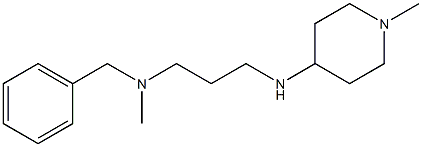 benzyl(methyl){3-[(1-methylpiperidin-4-yl)amino]propyl}amine Struktur