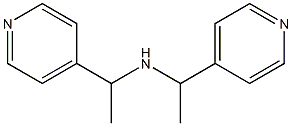 bis[1-(pyridin-4-yl)ethyl]amine Struktur